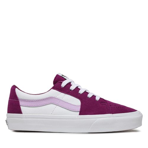 Tennis Vans Sk8-Low VN0009QR5RU1 Dark Purple/True White - Chaussures.fr - Modalova