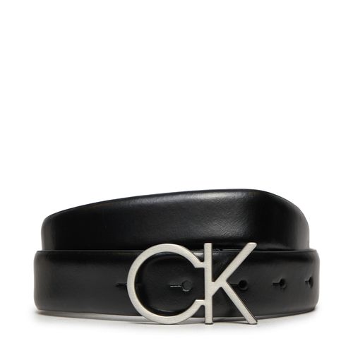 Ceinture Calvin Klein Re-Lock Ck Logo Belt 30Mm K60K610157 Noir - Chaussures.fr - Modalova
