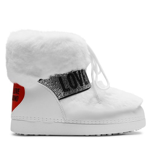 Bottes de neige LOVE MOSCHINO JA24202G0HJW0100 Bianco - Chaussures.fr - Modalova