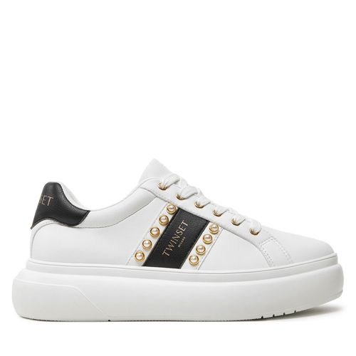 Sneakers TWINSET Sneaker 242TCP01E Blanc - Chaussures.fr - Modalova