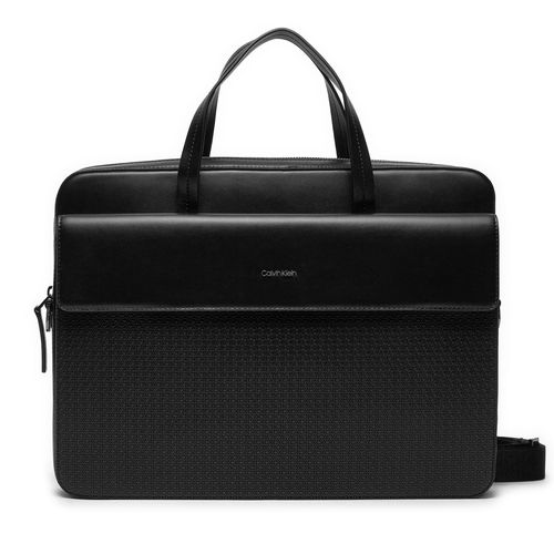 Sac ordinateur Calvin Klein Vertical Lines K50K512257 Noir - Chaussures.fr - Modalova