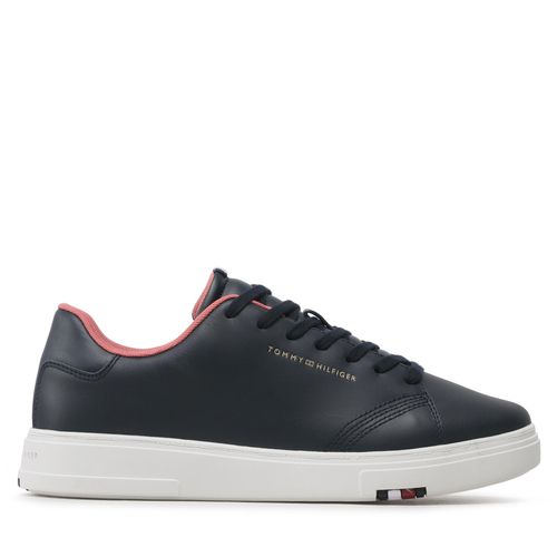 Sneakers Tommy Hilfiger Elevated Rbw Cupsole Leather FM0FM04487 Desert Sky DW5 - Chaussures.fr - Modalova