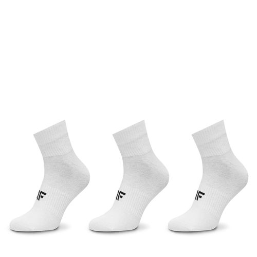 Lot de 3 paires de chaussettes hautes unisexe 4F 4FJWMM00USOCU330 Blanc - Chaussures.fr - Modalova