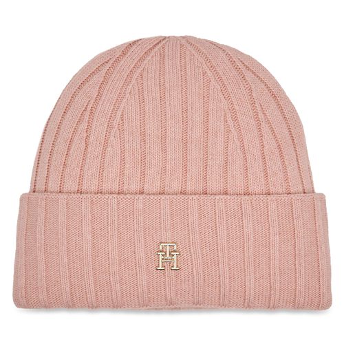 Bonnet Tommy Hilfiger Essential Chic Beanie AW0AW15779 Whimsy Pink TJQ - Chaussures.fr - Modalova
