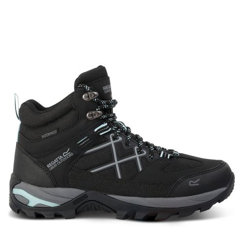 Chaussures de trekking Regatta LdySamarisIIIBoot RWF834 Black/Bleached Aqua UV8 - Chaussures.fr - Modalova