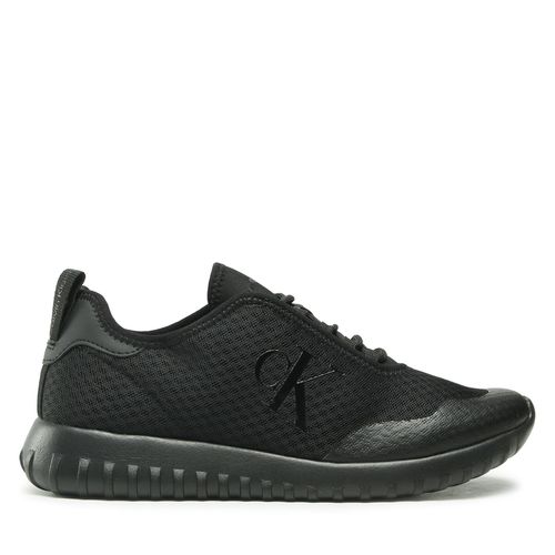 Sneakers Calvin Klein Jeans Sporty Runner Eva Slipon Mesh YM0YM00627 Noir - Chaussures.fr - Modalova