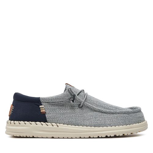 Mocassins Hey Dude Wally Funk Nylon Craft 40677-410 Bleu marine - Chaussures.fr - Modalova