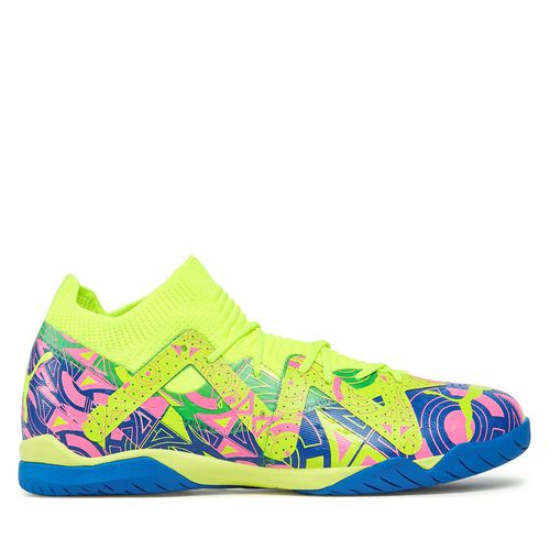 Chaussures Puma Future Match Energy It + Mid Jr 107551 01 Ultra Blue/Yellow Alert/Luminous Pink - Chaussures.fr - Modalova