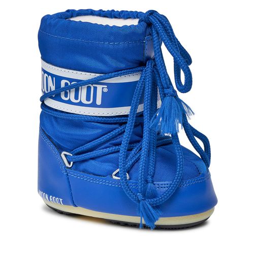 Bottes de neige Moon Boot Mini Nylon 14004300075 Electric Blue 075 - Chaussures.fr - Modalova