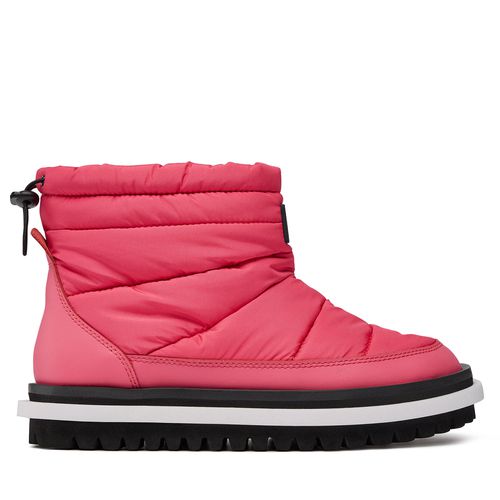 Bottines Tommy Jeans Tjw Padded Flat Boot EN0EN02292 Pink Alert THW - Chaussures.fr - Modalova