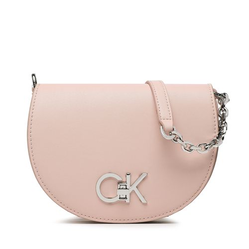 Sac à main Calvin Klein Re-Lock Saddle Bag Mini K60K609892 Rose - Chaussures.fr - Modalova
