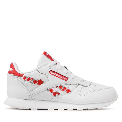 Chaussures Reebok Classic Leather Shoes HP9521 Cloud White/Cloud White/Vector Red - Chaussures.fr - Modalova