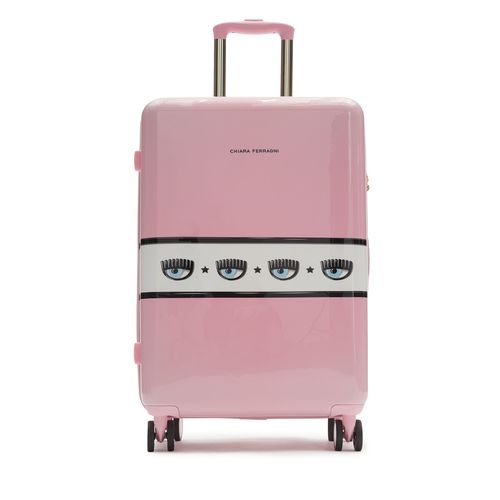 Valise moyenne Chiara Ferragni 76SB0LA2 Rose - Chaussures.fr - Modalova