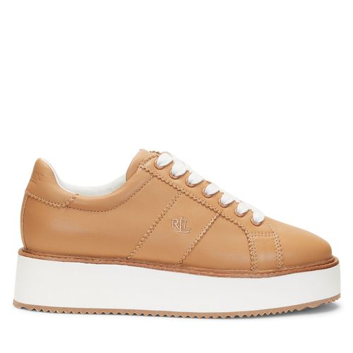 Sneakers Lauren Ralph Lauren Amelia 802943023001 Marron - Chaussures.fr - Modalova