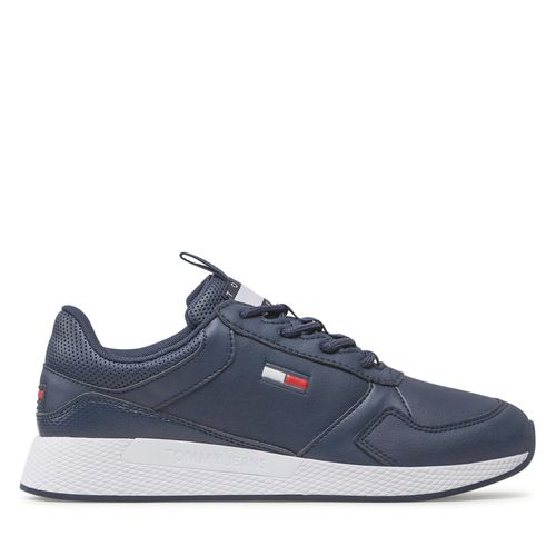Sneakers Tommy Jeans Flexi Runner Ess EM0EM01080 Bleu marine - Chaussures.fr - Modalova