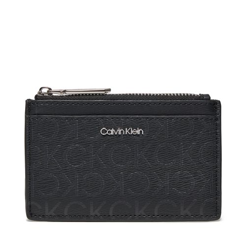 Portefeuille petit format Calvin Klein Ck Must Lg Cardholder_Epi Mono K60K611935 Black Epi Mono 0GJ - Chaussures.fr - Modalova