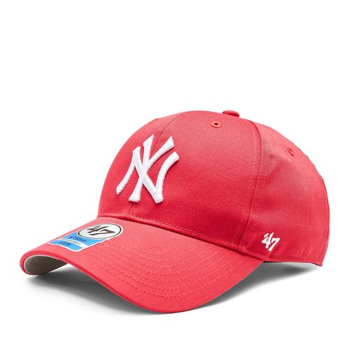 Casquette 47 Brand MLB New York Yankees Raised Basic '47 MVP B-RAC17CTP-BE Berry - Chaussures.fr - Modalova