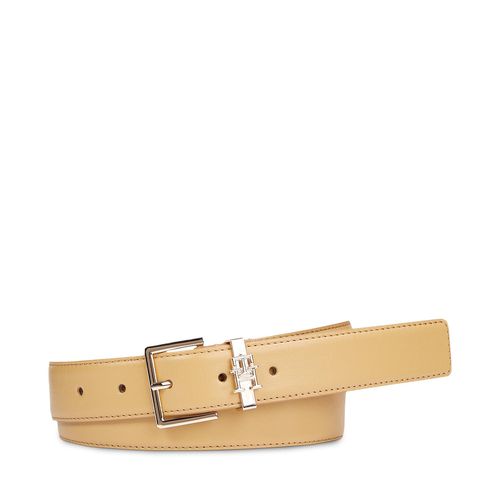 Ceinture Tommy Hilfiger Th Square 3.0 AW0AW16188 Beige - Chaussures.fr - Modalova