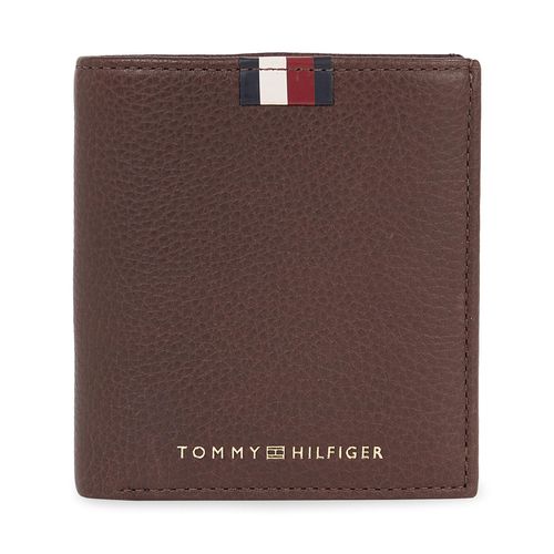 Portefeuille Tommy Hilfiger Th Corp Leather Trifold AM0AM11597 Coffee Bean GB6 - Chaussures.fr - Modalova