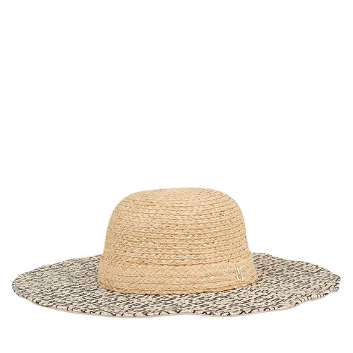 Chapeau Tommy Hilfiger Beach Summer Straw Hat AW0AW16042 Écru - Chaussures.fr - Modalova
