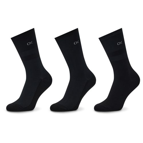 Lot de 3 paires de chaussettes hautes Calvin Klein 701219848 Black 002 - Chaussures.fr - Modalova