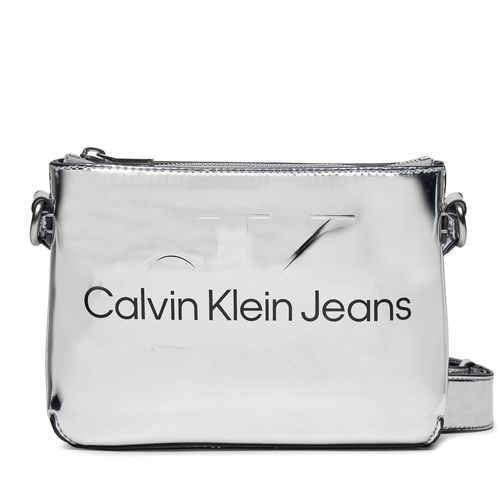 Sac à main Calvin Klein Jeans Sculpted Camera Pouch21 Mono S K60K611862 Argent - Chaussures.fr - Modalova