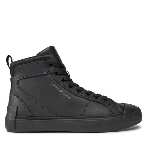 Sneakers Calvin Klein Jeans Vulcanized Mid Laceup Mix In Uc YM0YM00900 Noir - Chaussures.fr - Modalova