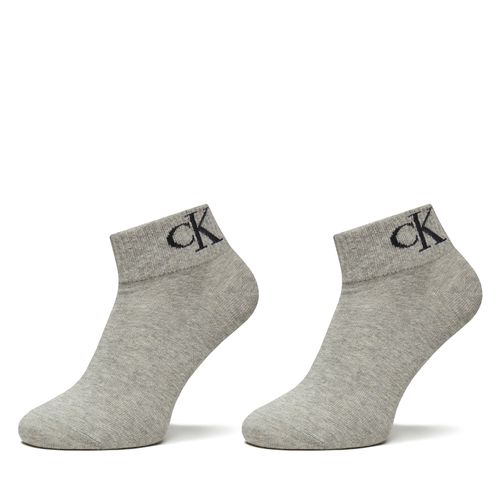 Lot de 2 paires de chaussettes hautes Calvin Klein Jeans 701228813 Gris - Chaussures.fr - Modalova