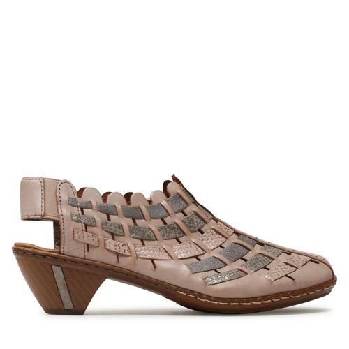 Sandales Rieker 46778-64 Beige - Chaussures.fr - Modalova