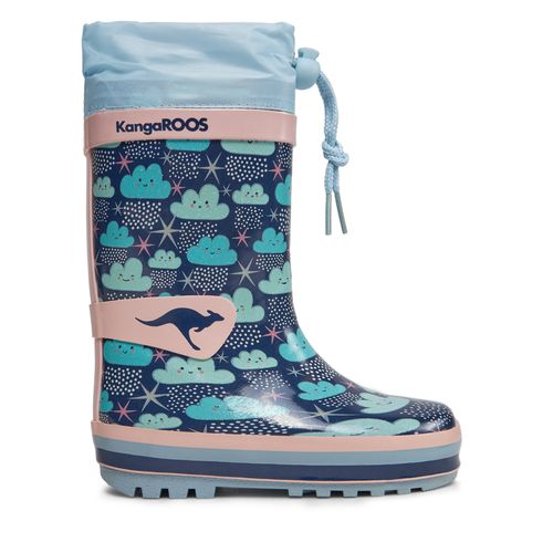Bottes de pluie KangaRoos K-Rain 18244-000-4184 Bleu marine - Chaussures.fr - Modalova