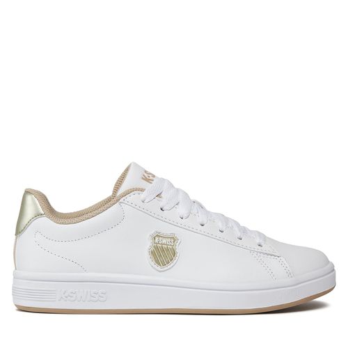 Sneakers K-Swiss Court Shield™ 96599-997-M White/Champagne - Chaussures.fr - Modalova