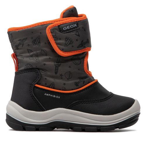 Bottes de neige Geox B Flanfil B.B Abx E B263VE 0CEFU C9150 S Black/Fluo Orange - Chaussures.fr - Modalova