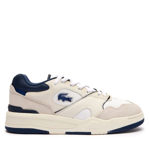 Sneakers Lacoste Lineshot Leather Logo 747SMA0062 Wht/Nvy 042 - Chaussures.fr - Modalova