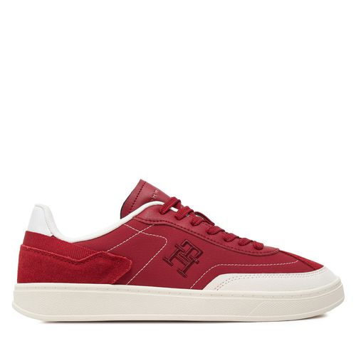 Sneakers Tommy Hilfiger Th Heritage Court Sneaker Sde FW0FW08037 Rouge - Chaussures.fr - Modalova