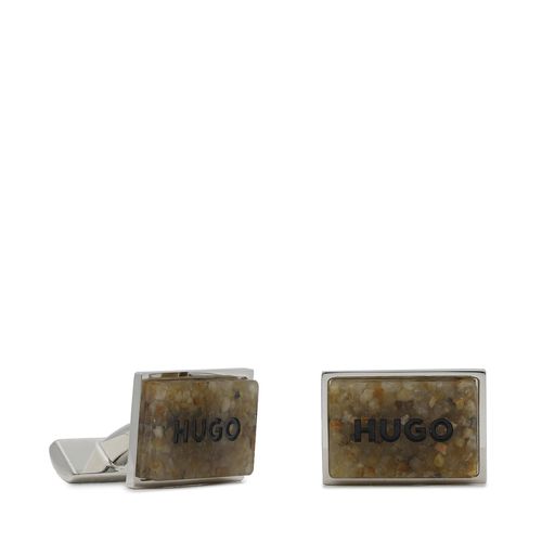 Boutons de manchettes Hugo E-Stone 50476912 Argent - Chaussures.fr - Modalova