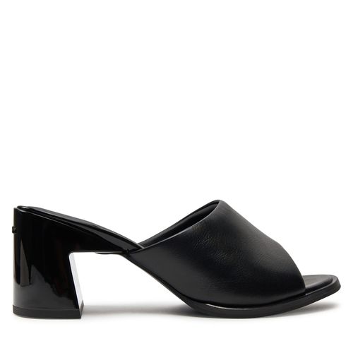 Mules / sandales de bain Calvin Klein Heel Mule 60 Lth HW0HW01941 Noir - Chaussures.fr - Modalova