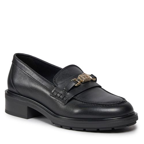 Chunky loafers Tommy Hilfiger Th Hardware Loafer FW0FW07765 Black BDS - Chaussures.fr - Modalova