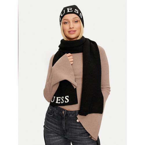 Ensemble bonnet + écharpe Guess GFBOXW P4402 Noir - Chaussures.fr - Modalova