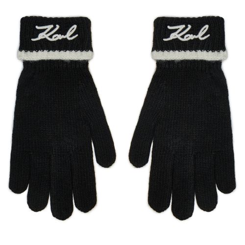 Gants KARL LAGERFELD 246W3601 Noir - Chaussures.fr - Modalova