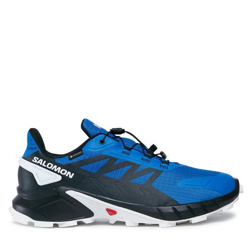 Chaussures de running Salomon Supercross 4 GORE-TEX L47119600 Bleu - Chaussures.fr - Modalova