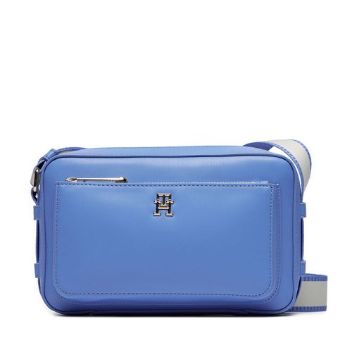 Sac à main Tommy Hilfiger Iconic Tommy Camera Bag AW0AW15991 Blue Spell C30 - Chaussures.fr - Modalova