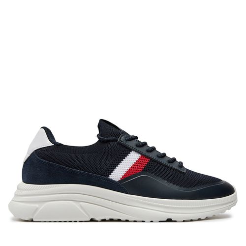 Sneakers Tommy Hilfiger Modern Runner Premium Knit FM0FM05135 Bleu marine - Chaussures.fr - Modalova