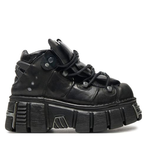 Chaussures Rangers NEW ROCK M-106-S1 Noir - Chaussures.fr - Modalova