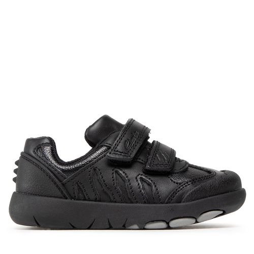 Sneakers Clarks Rex Stride T 261614396 Black Leather - Chaussures.fr - Modalova