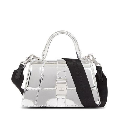 Sac à main Tommy Jeans Tjw Item Crossover Metallic AW0AW15422 Argent - Chaussures.fr - Modalova