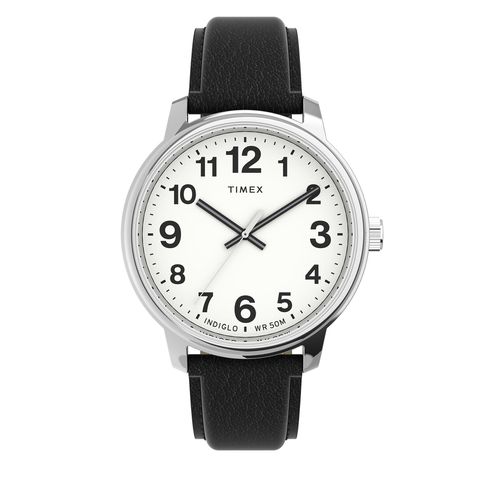 Montre Timex Easy Reader TW2V21200 Black/Silver - Chaussures.fr - Modalova