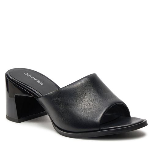 Mules / sandales de bain Calvin Klein Heel Mule 60 Lth HW0HW01941 Black BEH - Chaussures.fr - Modalova