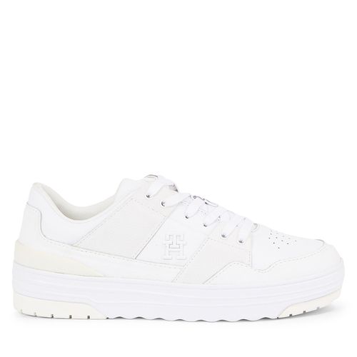 Sneakers Tommy Hilfiger Th Lo Basket Sneaker FW0FW07309 White YBS - Chaussures.fr - Modalova