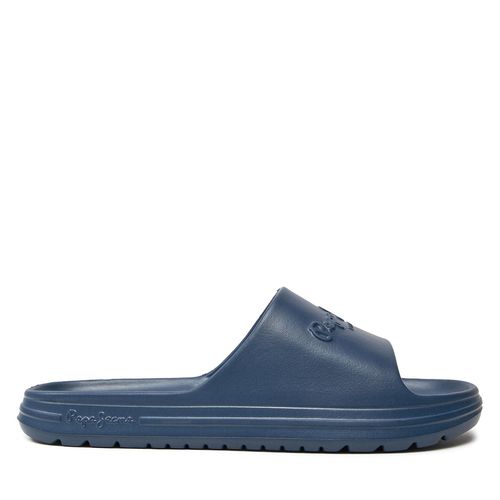 Mules / sandales de bain Pepe Jeans Beach Slide M PMS70159 Bleu marine - Chaussures.fr - Modalova
