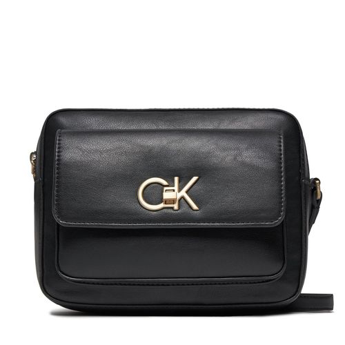 Sac à main Calvin Klein Re-Lock Camera Bag W/Flap K60K611083 Noir - Chaussures.fr - Modalova